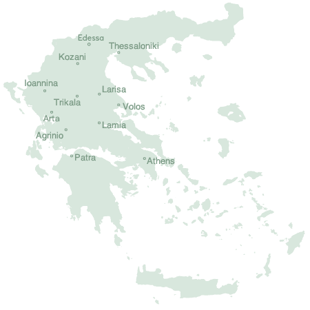 map greece